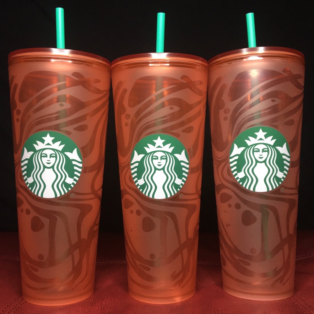 Starbucks 2020 Summer Orange Tumbler Cup